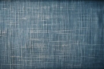 Blue Linen Elegance, a Luxurious Fabric Texture Background Exhibiting the Richness and Subtle Sophistication of Fine Blue Linen