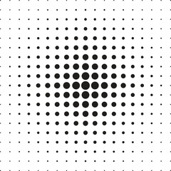 Halftone dots background design. Vector Illustration