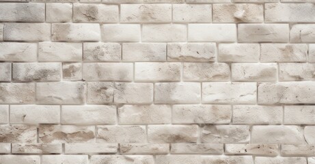 Cream and white detailed brick wall texture.