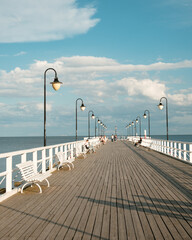 Orłowo Pier, in Gdynia, Poland