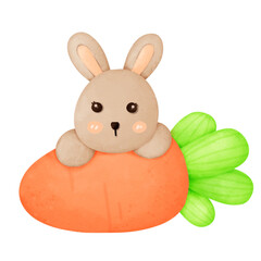 rabbit with carrot