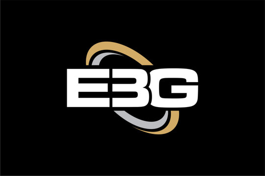 EBG creative letter logo design vector icon illustration