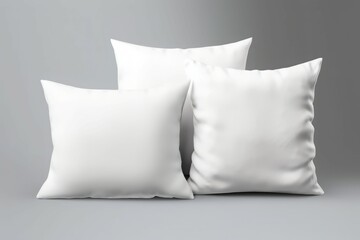 Pillows layout stock interior. Furniture cleaning. Generate Ai