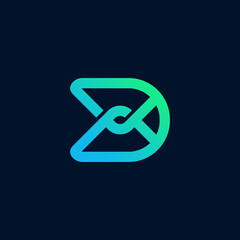 letter d logo design