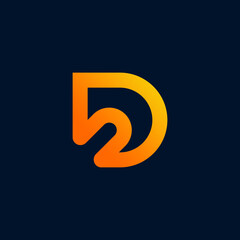 letter d logo design