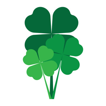 four leaf clover icon vector