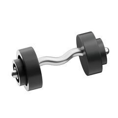 Fitness And Diet weight bar 3d illustration