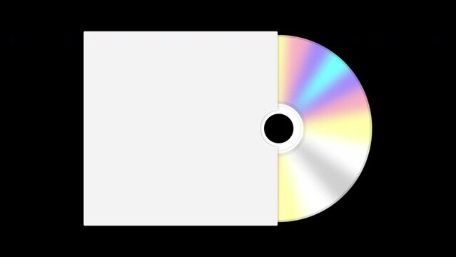 CD Compact Disc Mockup Loop