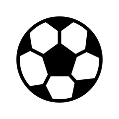 Fototapeta premium Football Simple Vector Icon. Vector illustration design.