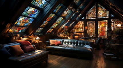The attic of a 2000s Japanese castle