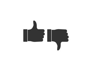Criticism, choice icon. Vector illustration.