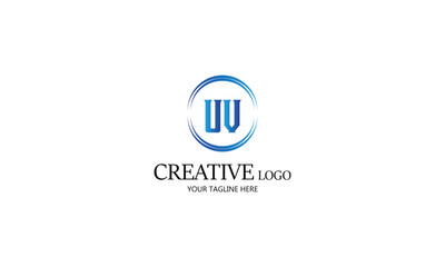 Obraz premium UV creative circle blur gradient logo design for all kind of business.