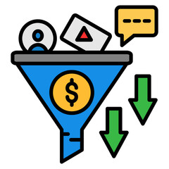 Sales Funnel Icon