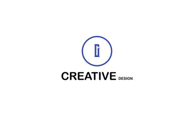 G circle style creative minimal brand company blue logo design.
