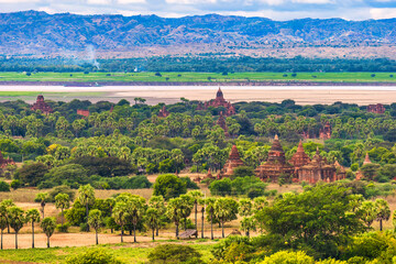 The plain of Bagan (Pagan), Mandalay, Myanmar