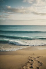 Obraz premium Ocean water and sand texture