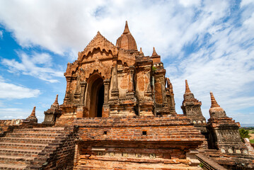 Buddhist temple in Bagan, Myanmar, Asia