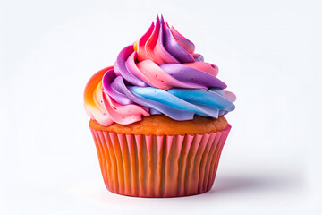 cupcake isolated on a white background
