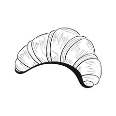illustration of croissant