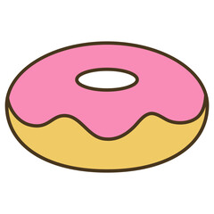 illustration of a donut