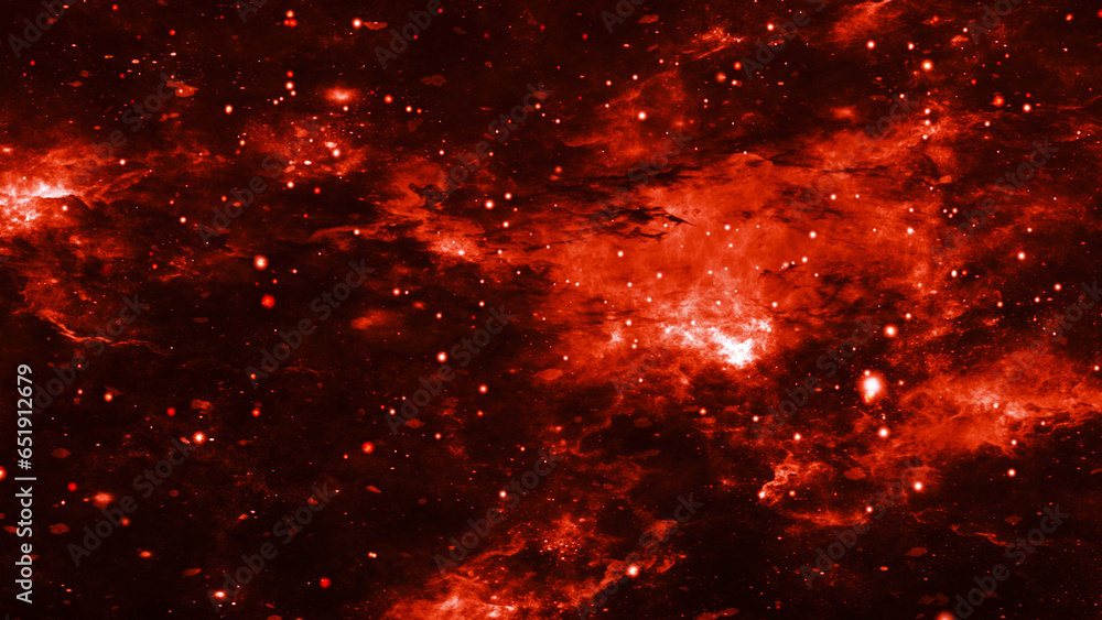 Poster space background. flight in space with simulation of galaxies and nebulae. stunning galaxy. night sk
