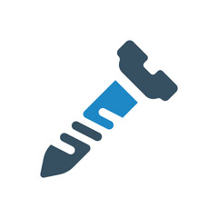 screw icon vector illustration