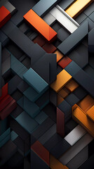 abstract 3d background with squares