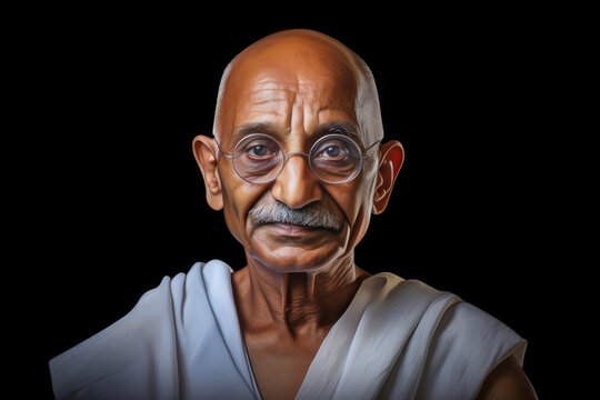 Illustration of Happy Jayanti - Mahatma gandhi