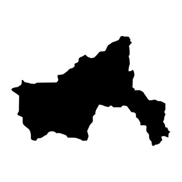 Parwan province map, administrative division of Afghanistan.