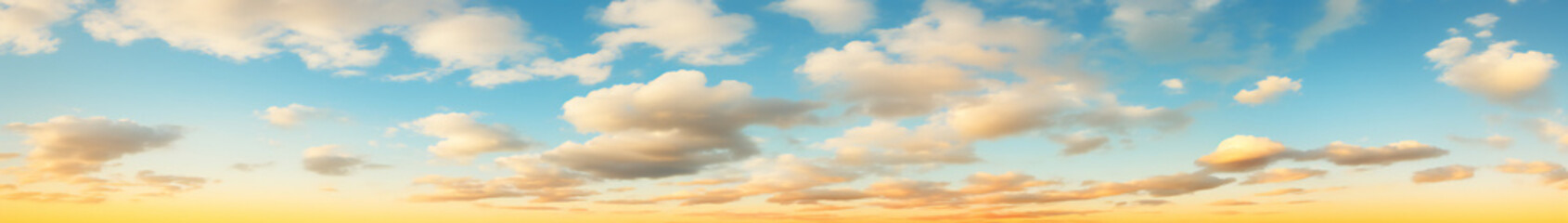 Naklejka na ściany i meble Sky with clouds, panorama