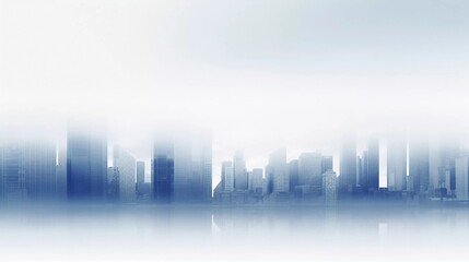 Fototapeta na wymiar City Skyline - presentation background, wallpaper, art, hotel, lobby, print