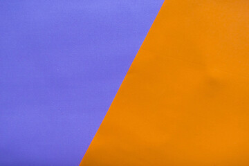 Violet and orange paper geometric background