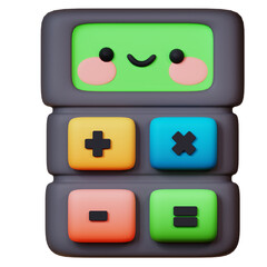 3D Calculator Illustration