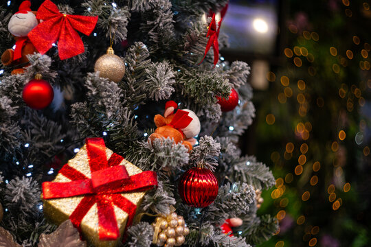 Christmas Tree Decoration Close Up