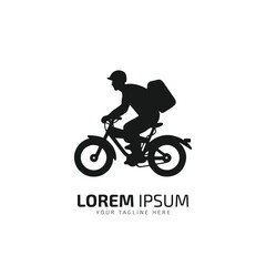 delivery by bike icon. Simple element illustration. delivery by bike concept symbol design from Delivery collection. Can be used for web and mobile. black bike on white background.