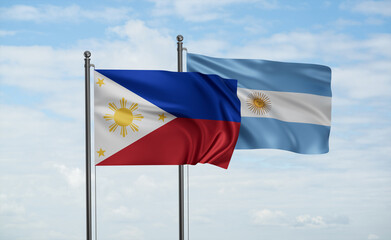 Argentina and Philippines flag
