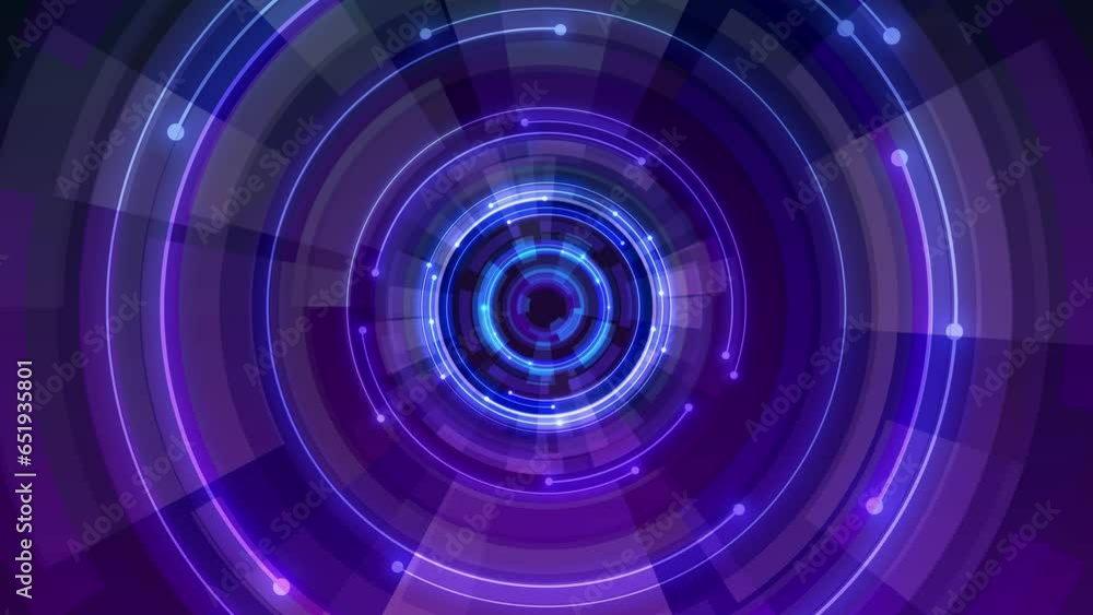 Poster abstract hi-tech hud sci-fi display interface digital technology background