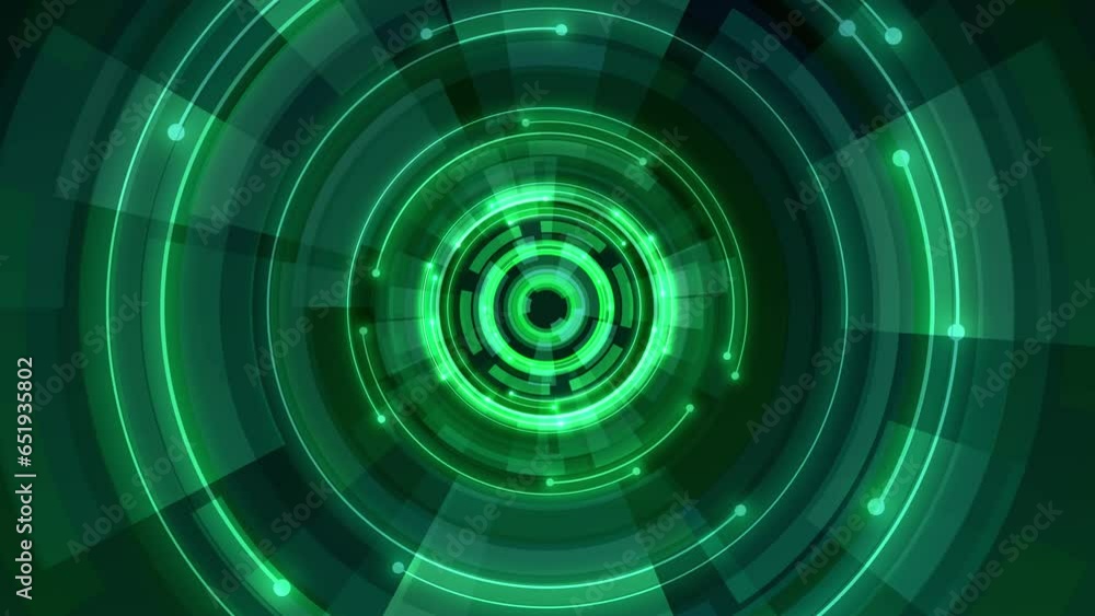 Poster abstract hi-tech hud sci-fi display interface digital technology background
