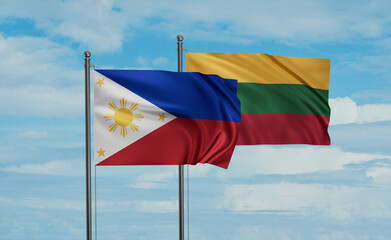Lithuania and Philippines flag