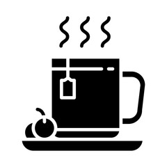 Hot tea icon