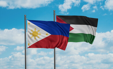 Palestine and Philippines flag