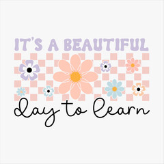 Retro Teacher Quotes SVG Design, Teacher T-shirt Design, Teacher Rainbow, Best Teacher Ever