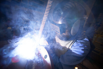 soldador operario solda 