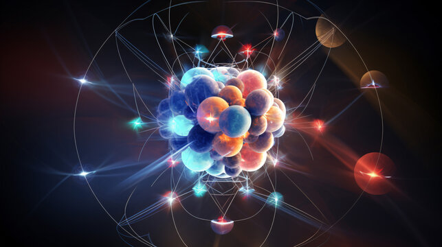 Exploring the atomic frontier: A pivotal moment in nuclear fusion research, captured in a cutting-edge 3D representation.