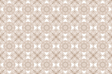 ダマスク柄 ベージュ 花柄 かわいい