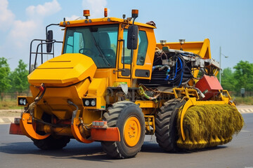 garbage cleaning truck