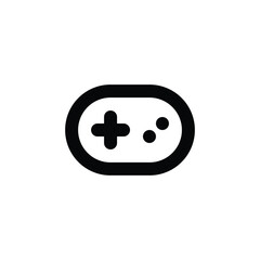 gamepad sign on white background. gamepad icon vector