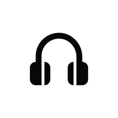 headphone sign on white background. headphone icon vector