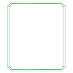 gradient frame emerald green color vintage metallic design christmas frame