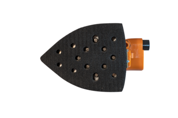 Orbital sander.  Pneumatic random orbital sander. Pneumatic tool.